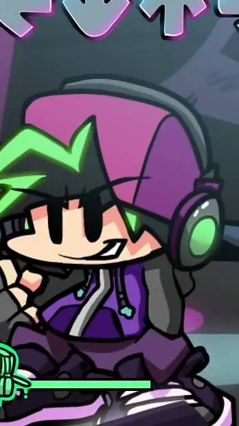 ai character: neo fnf boy background