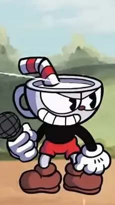 ai character: cuphead fnf  background