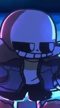 ai character: sans (Crystal pla) background