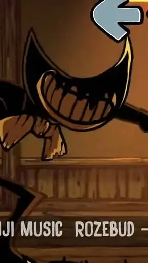 ai character: bendy monster(run) background