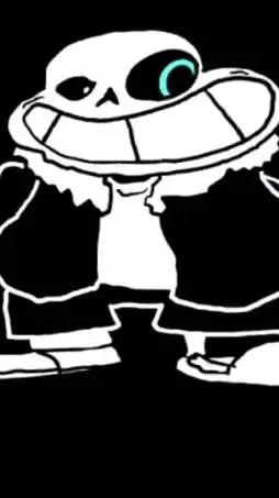 ai character: sans (funni) background