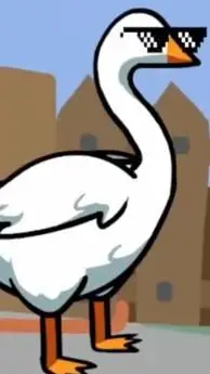 ai character: goose (fnf glasse) background