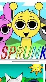 ai character: sprunki  background