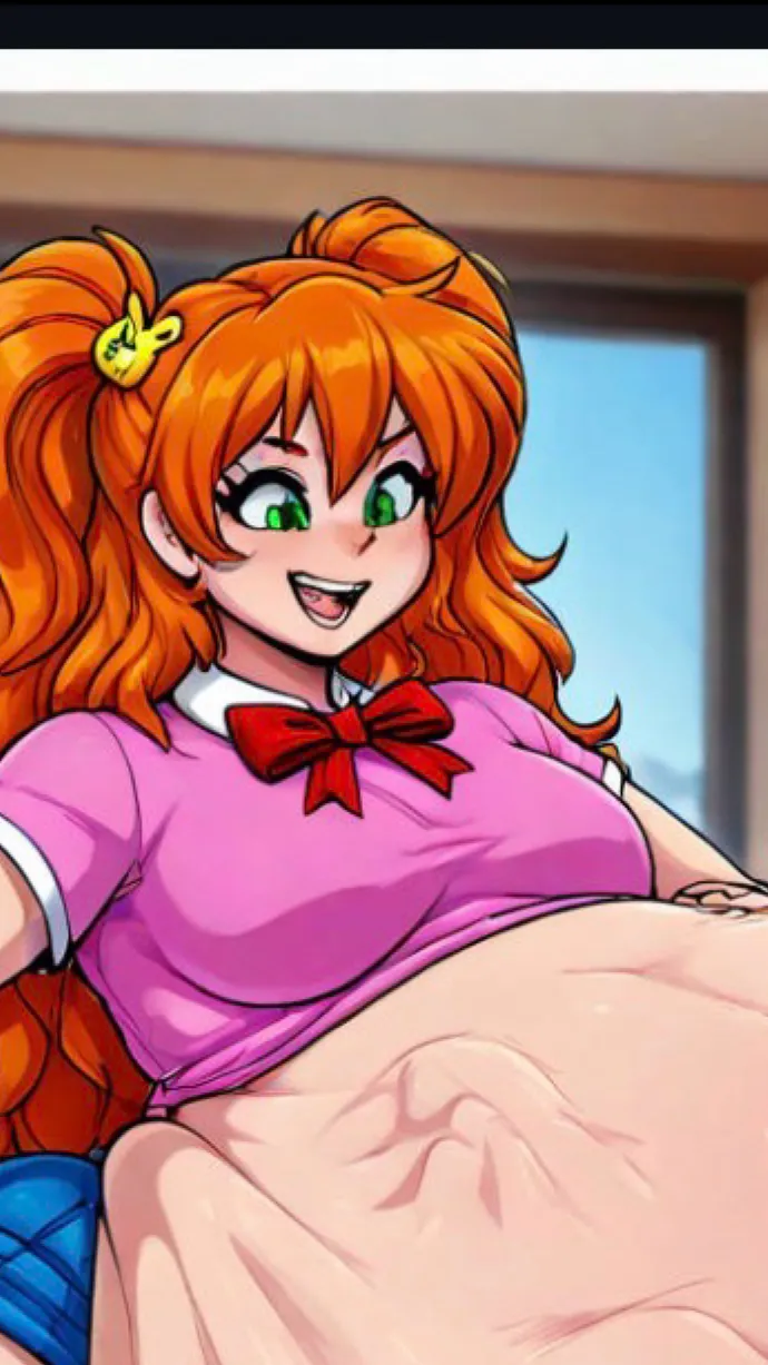 ai character: Elizabeth fat background