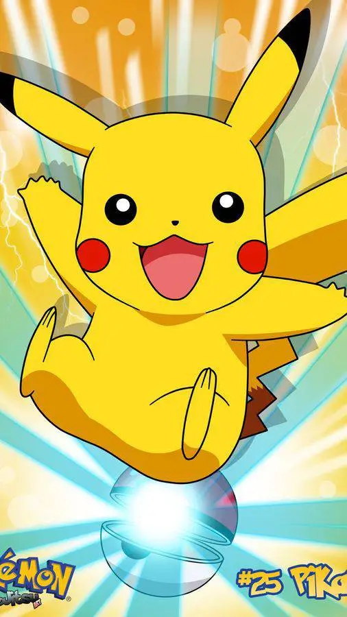 ai character: Pikachu  background