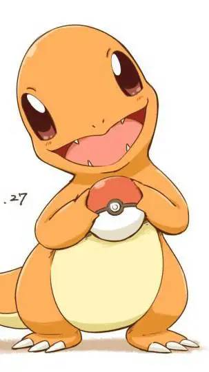 ai character: Charmander background