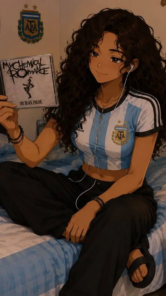 ai character: Aylín Nahuelpán background