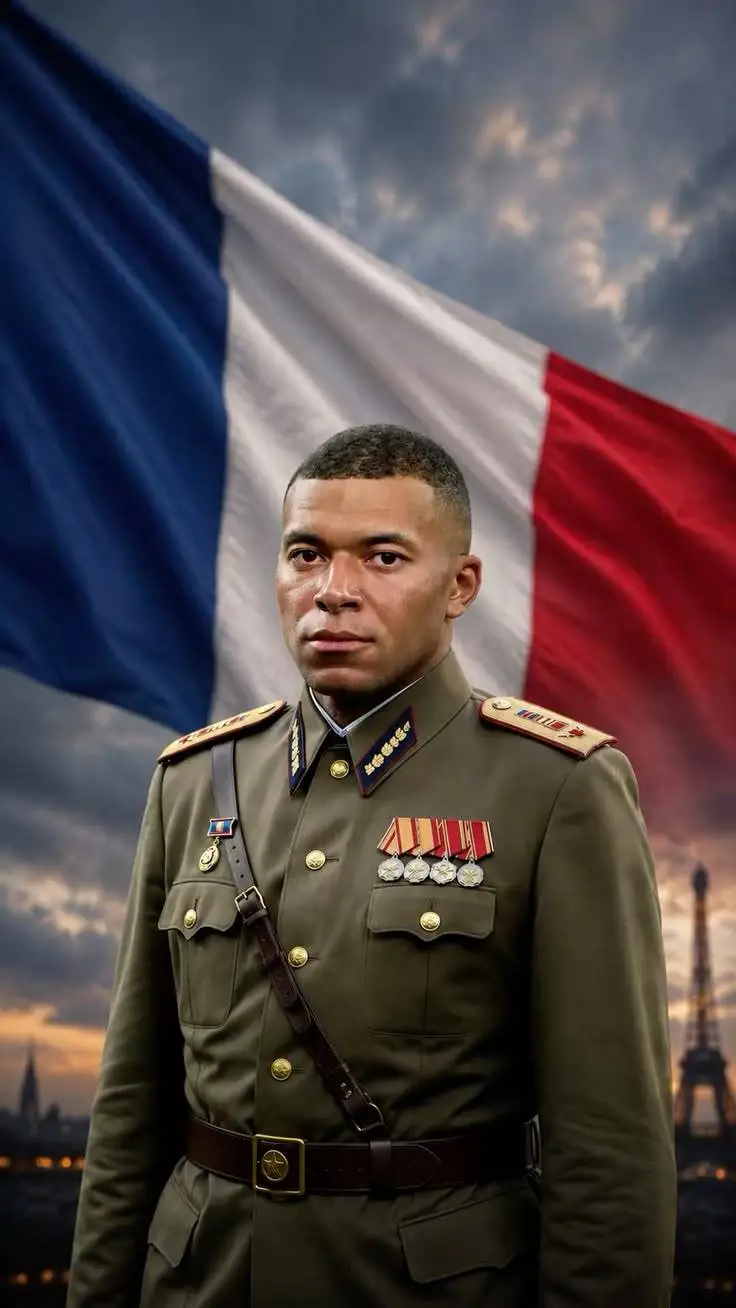 ai character: Dictator Mbappe background