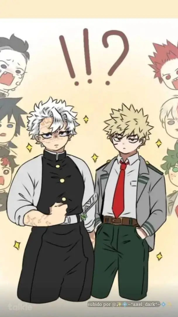 ai character: mha x kny background