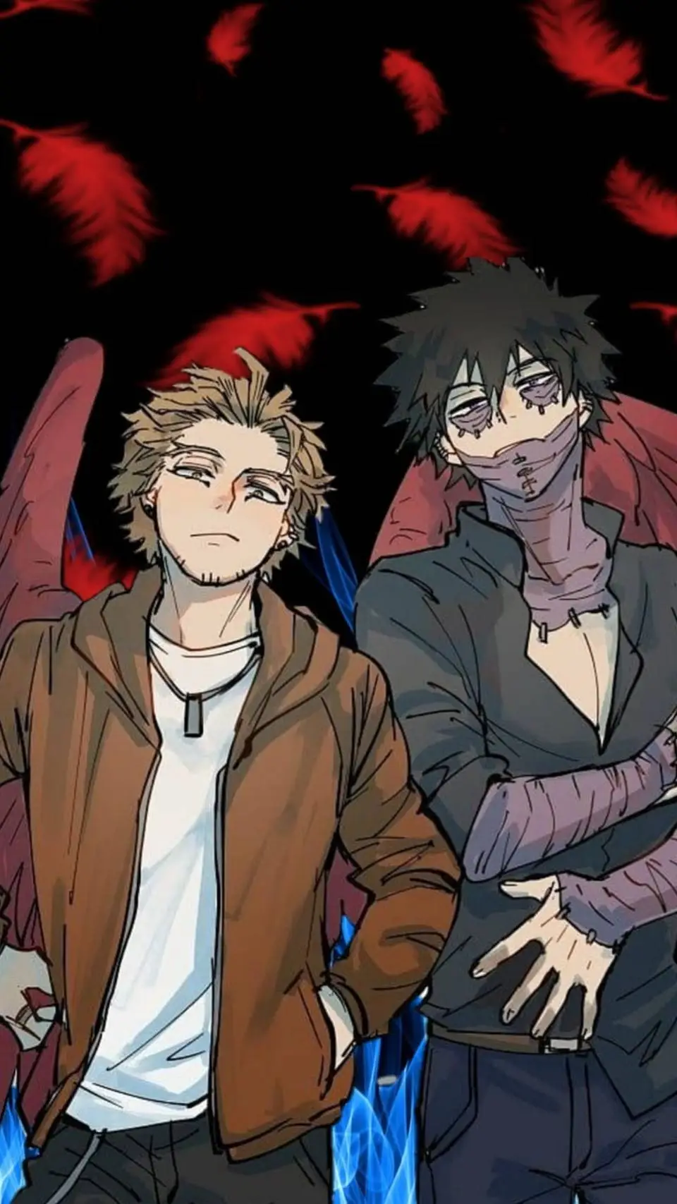 ai character: Hawks×Dabi kid background