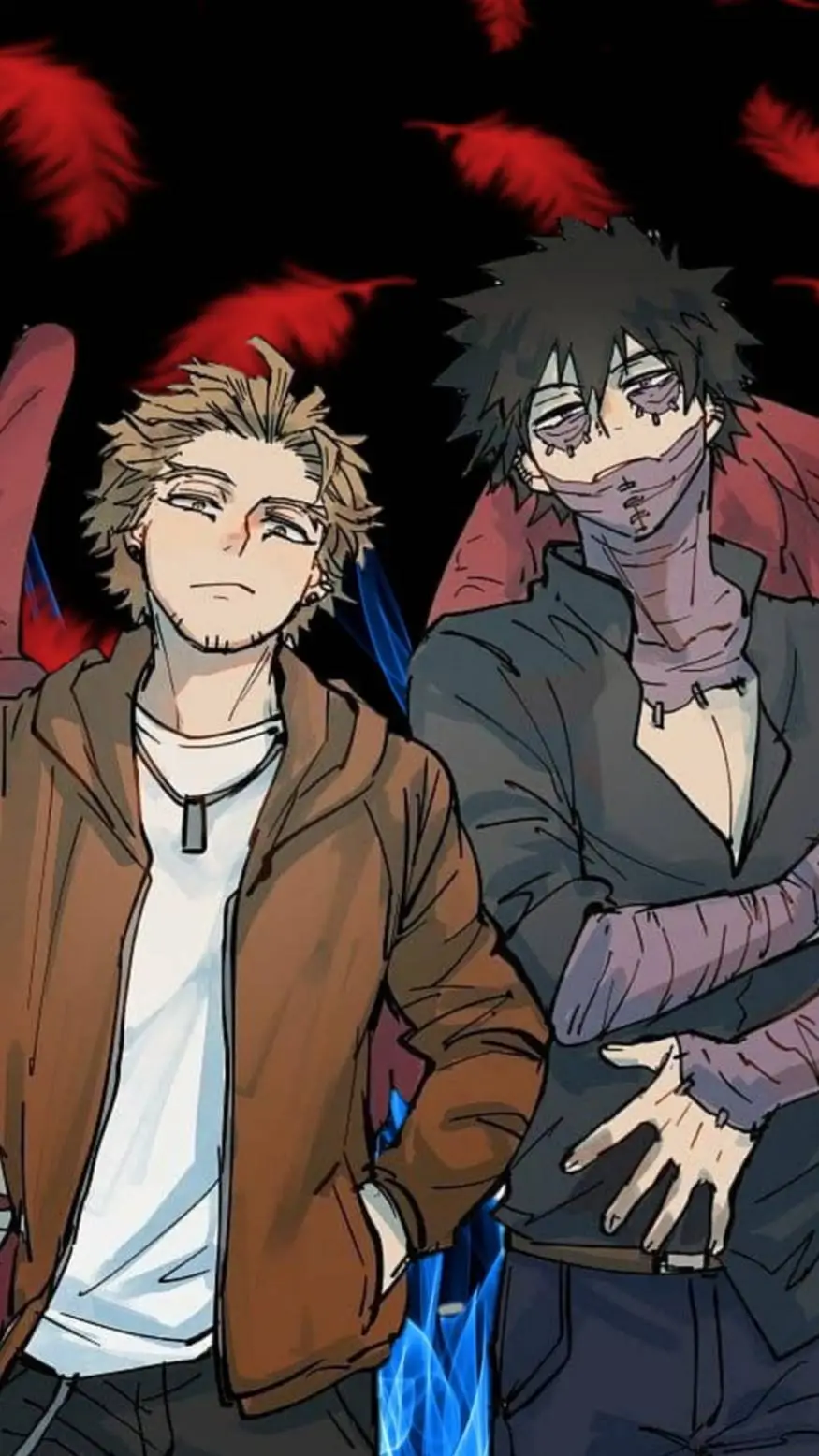 ai character: Hawks×Dabi×y/n background
