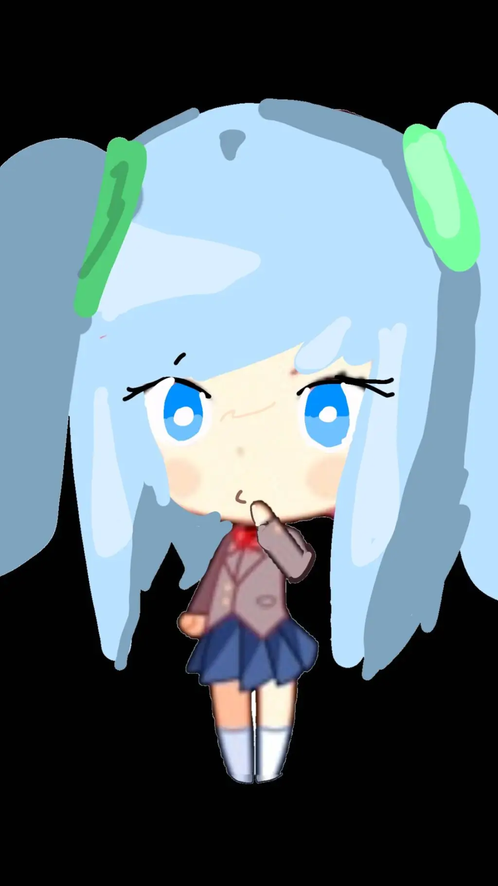 ai character: ddlc  background