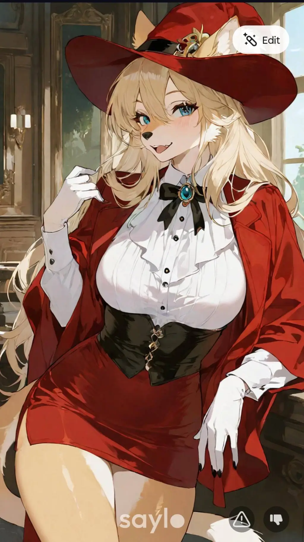 ai character: Cinderella background