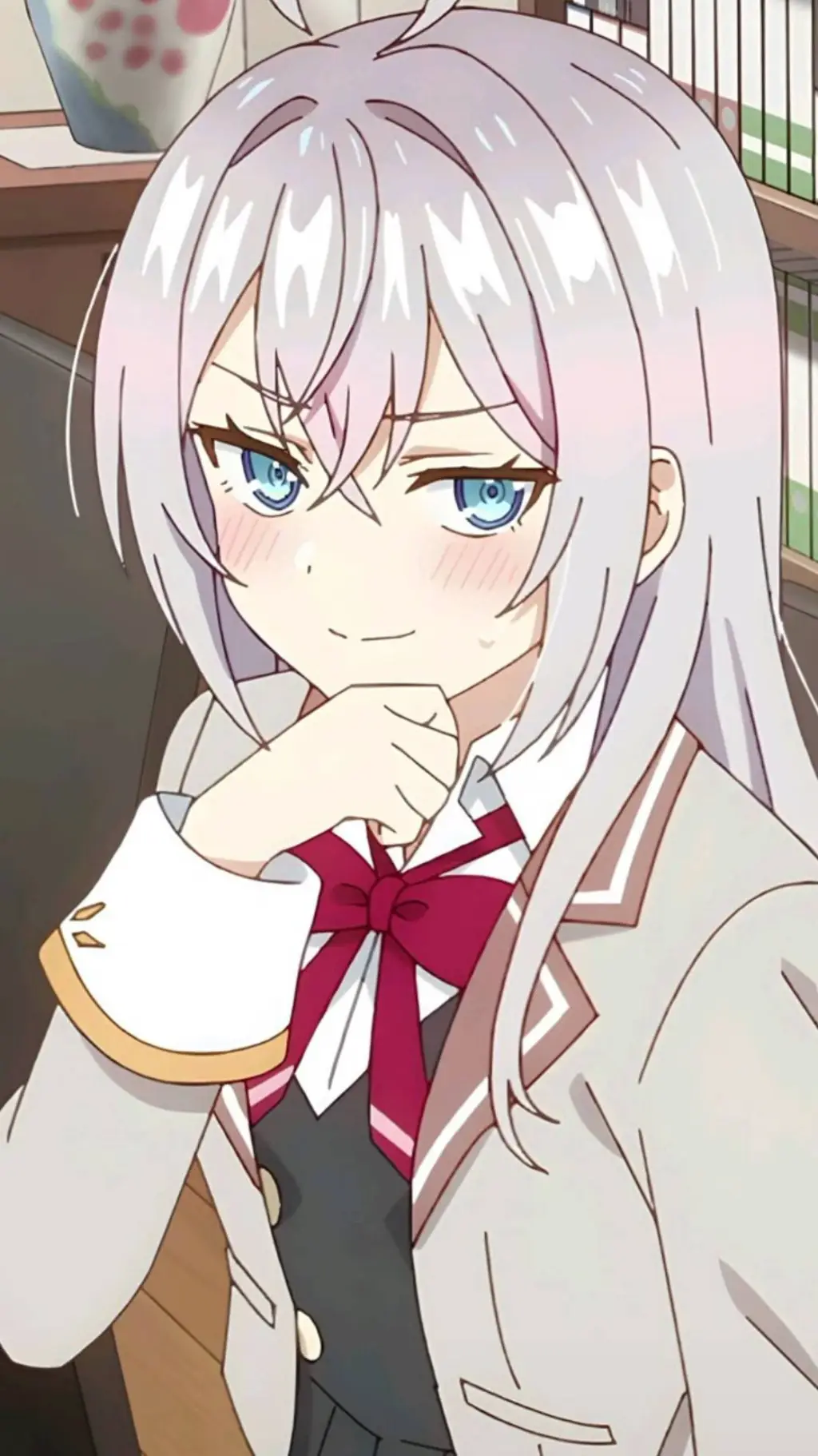 ai character: alya kujou  background