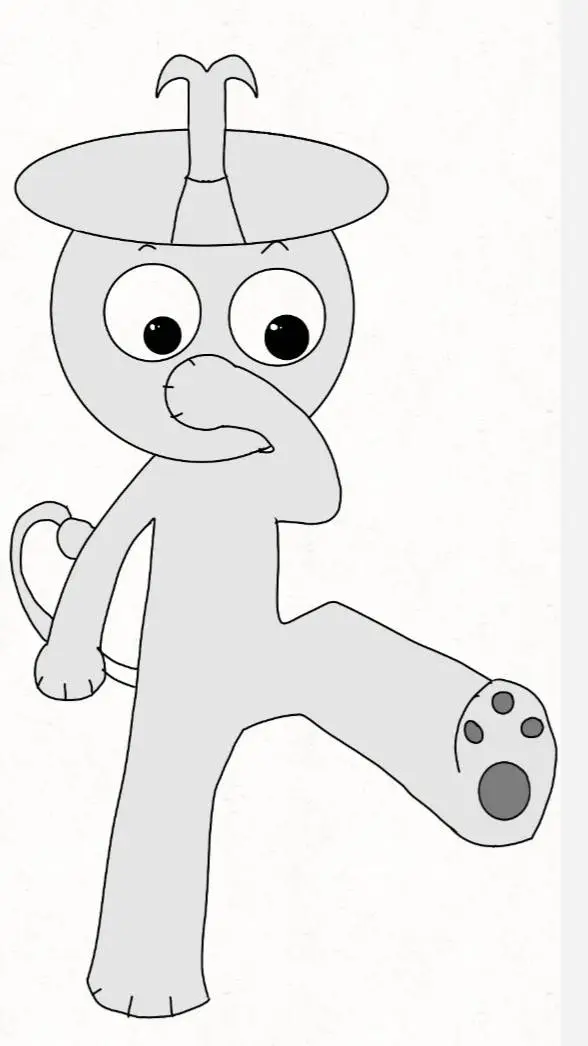 ai character: Clukr has paws! background