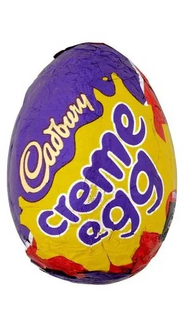 ai character: Cadbury egg background