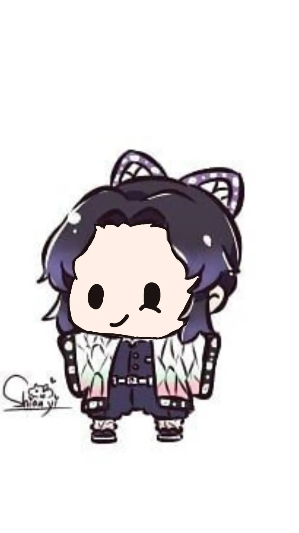 ai character: Shinobu vauva background
