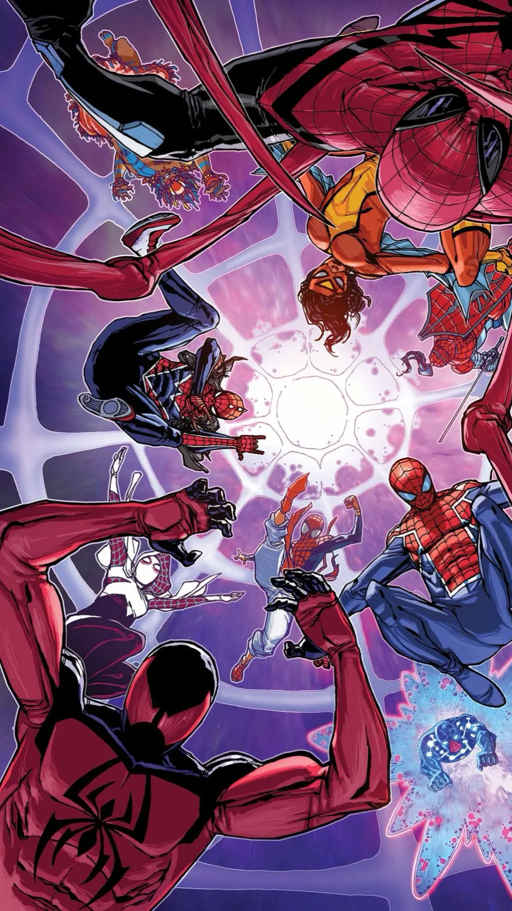 ai character: Spider verse background