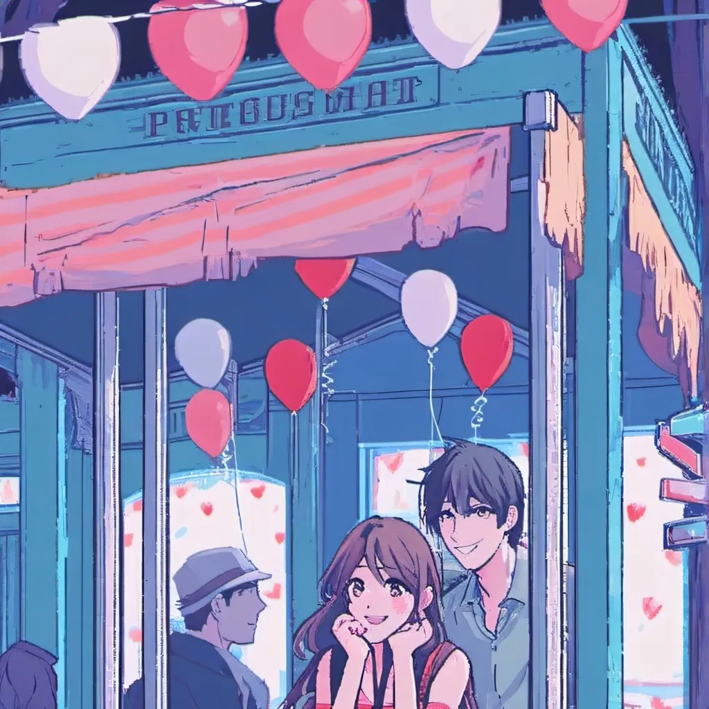 chat with ai character: Kissing booth