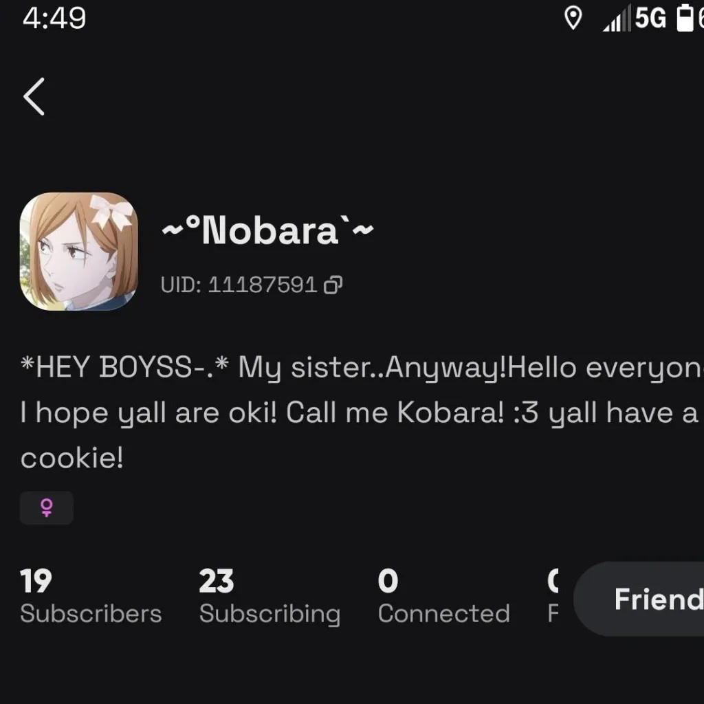 chat with ai character: Nobara
