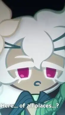 ai character: White Lily Cookie background