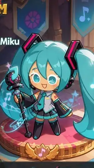 ai character: Hatsune Cookie background
