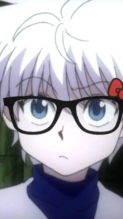 ai character: Killua x yn background