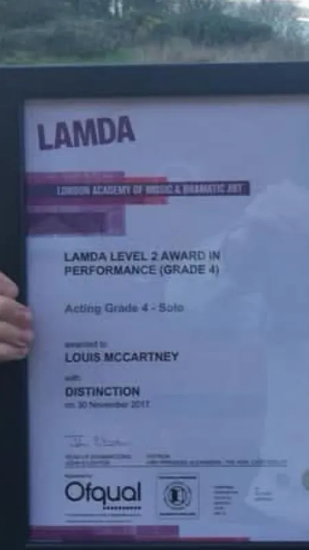 ai character: Louis McCartney  background