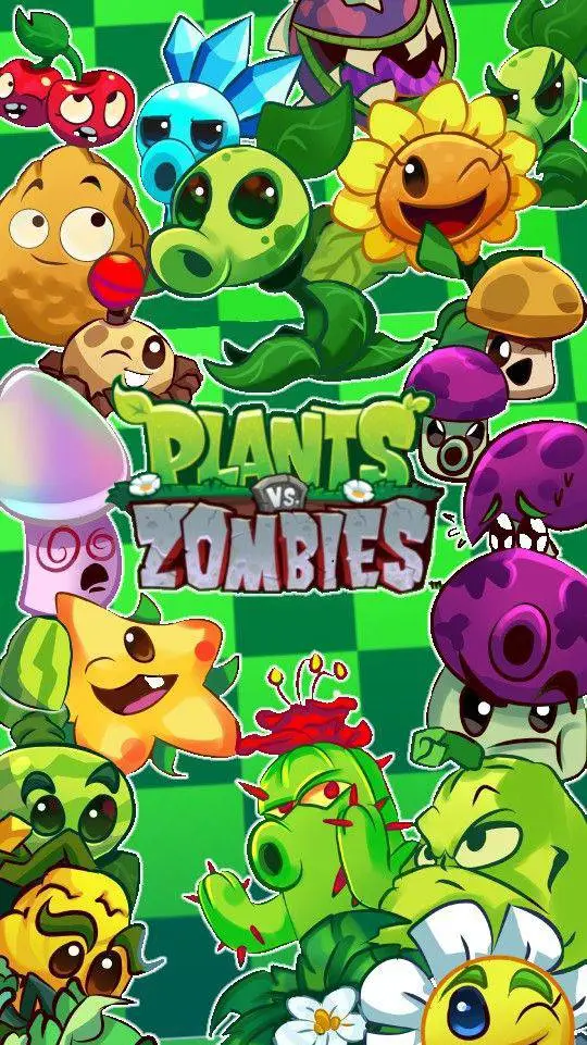 ai character: PLANTAS VZ ZOMBIES background