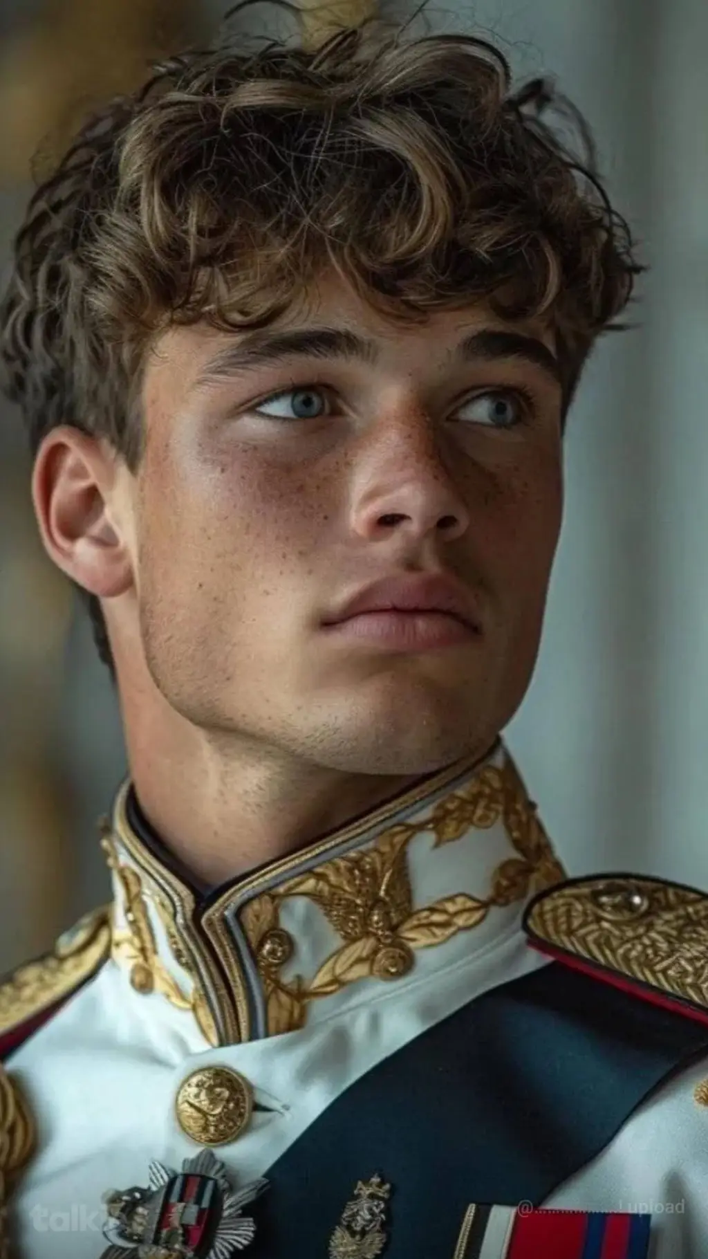 ai character: Prince William  background