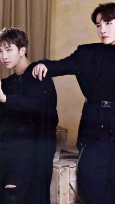 ai character: namjoon and jhope  background