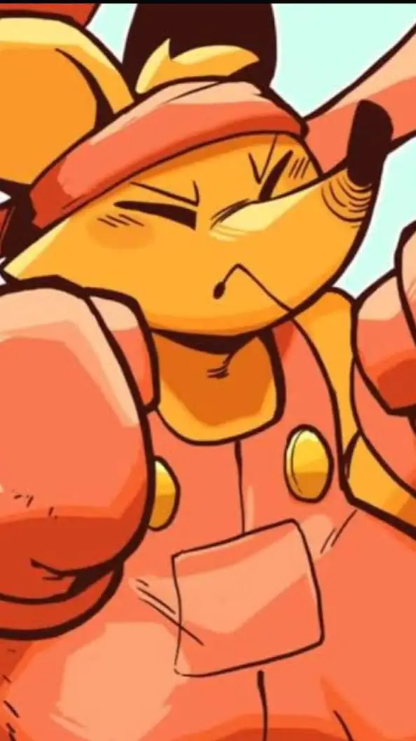 ai character: 🧡 Orange 🧡 background
