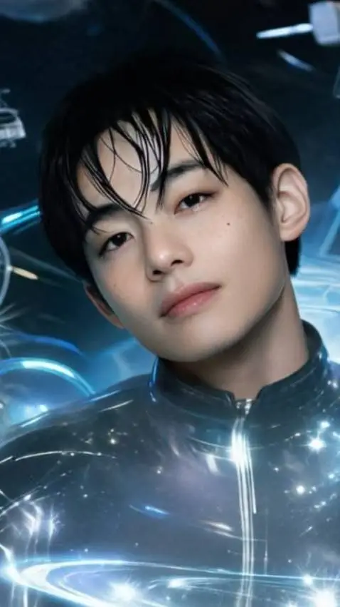 ai character: Taehyung robot background