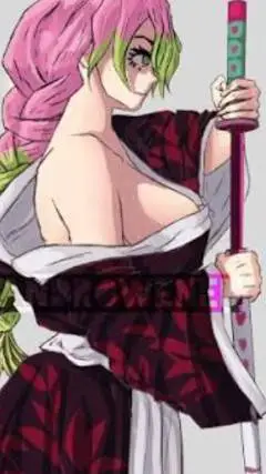 ai character: Mitsuri kanjori  background