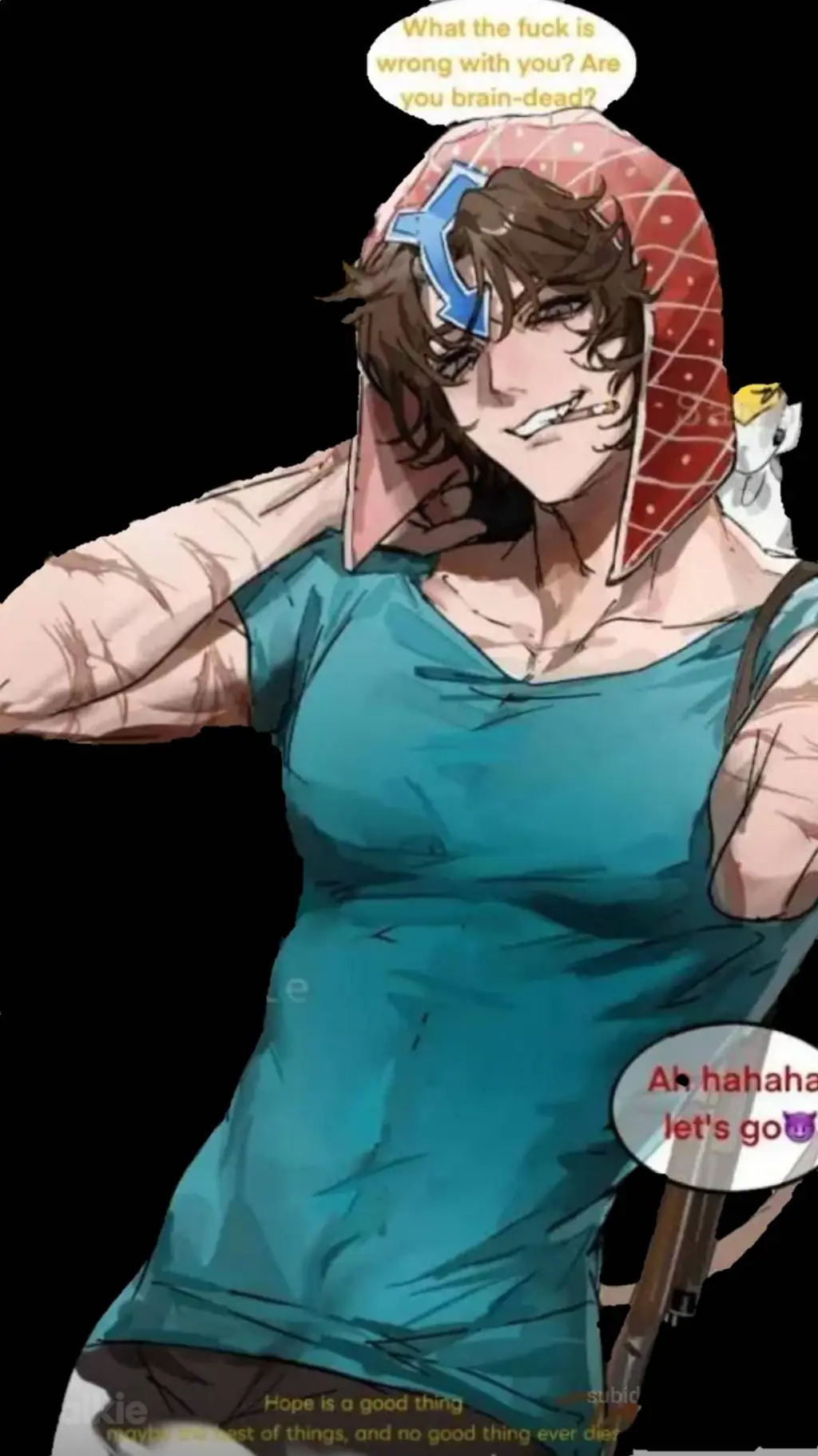 ai character: somos ratas  background