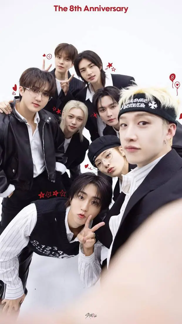 ai character: STRAY KIDS  background