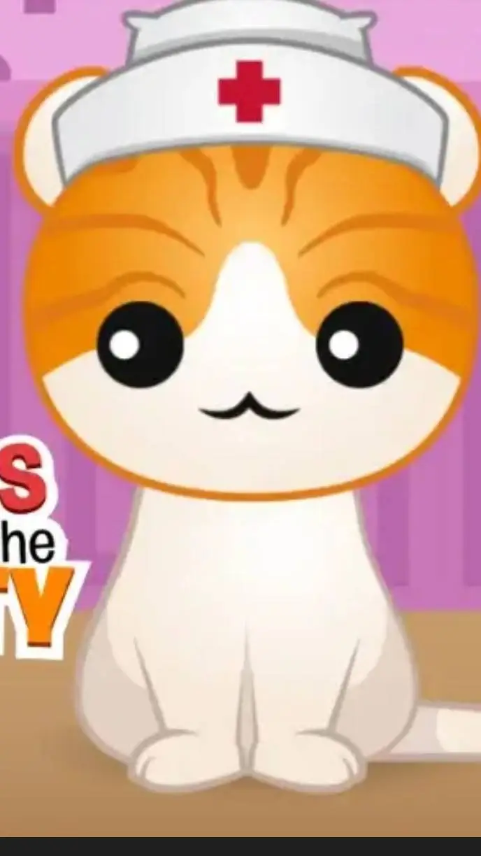 ai character: nurse Kitty background