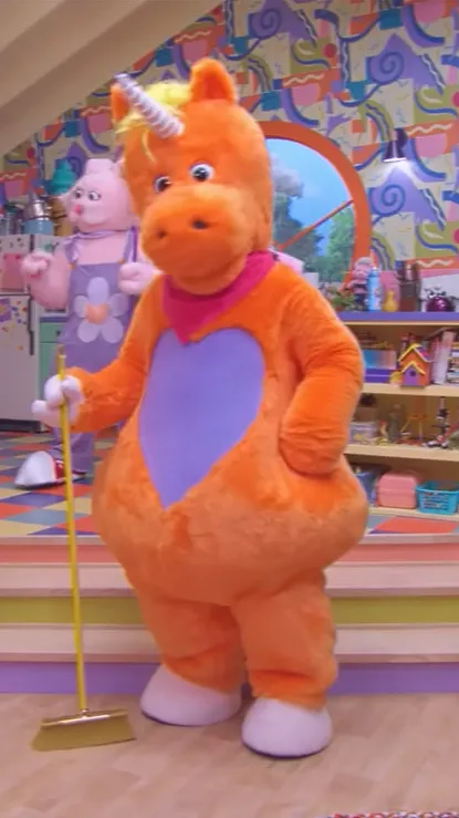 ai character: Buddy The Unicorm background