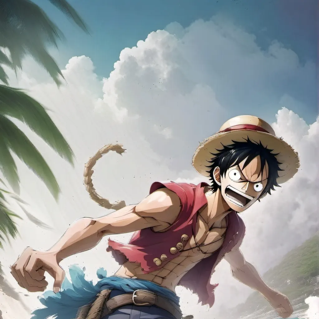 chat with ai character: monkey d luffy