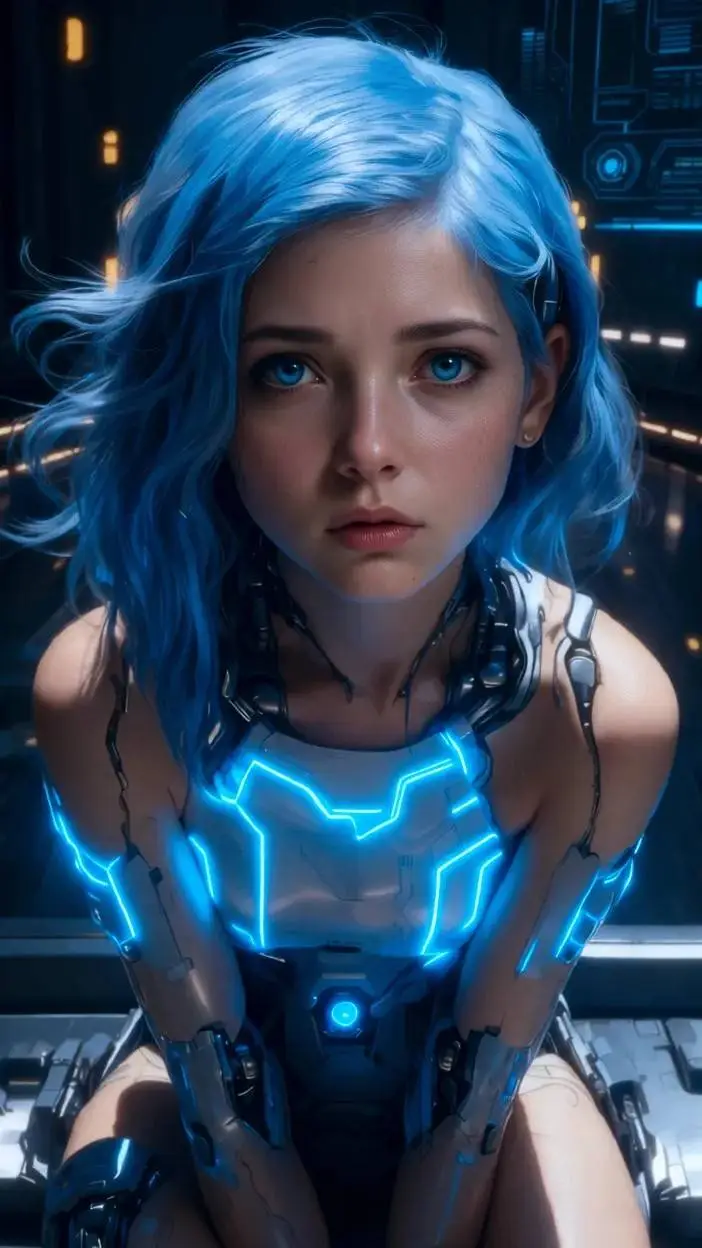 ai character: Sadness background