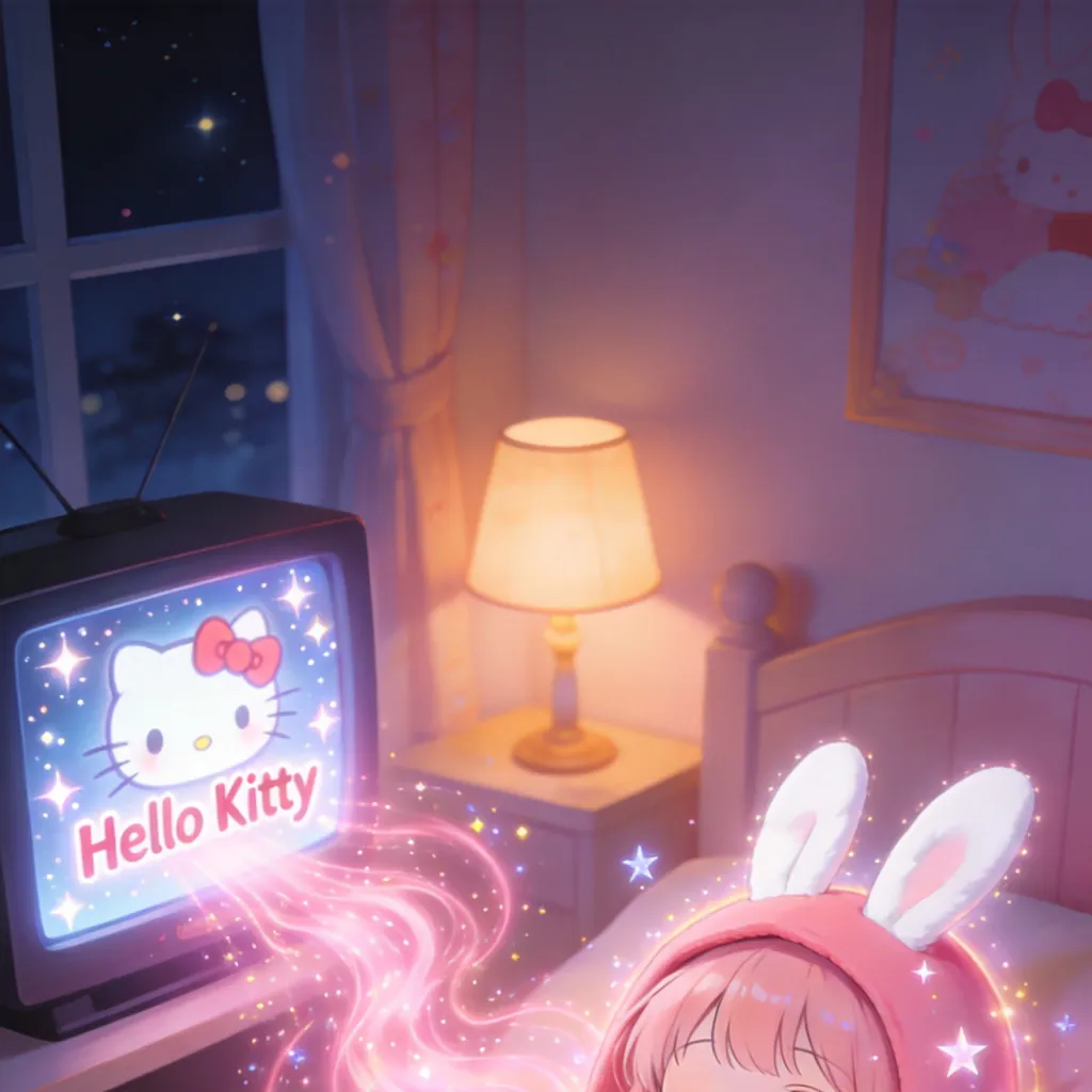 chat with ai character: hello kitty show 