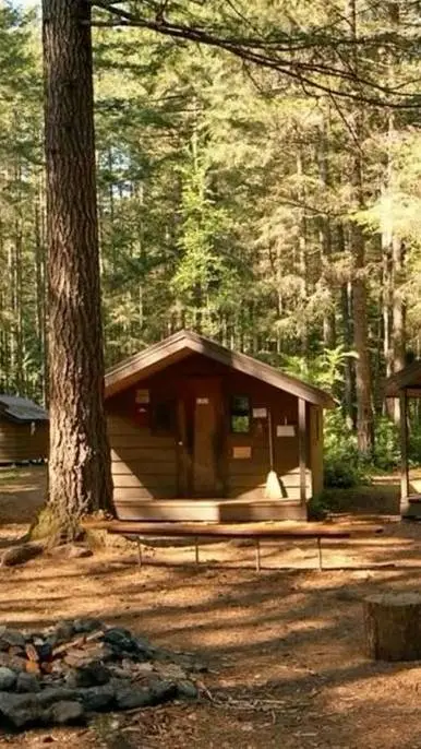 ai character: Camp Pinewood background