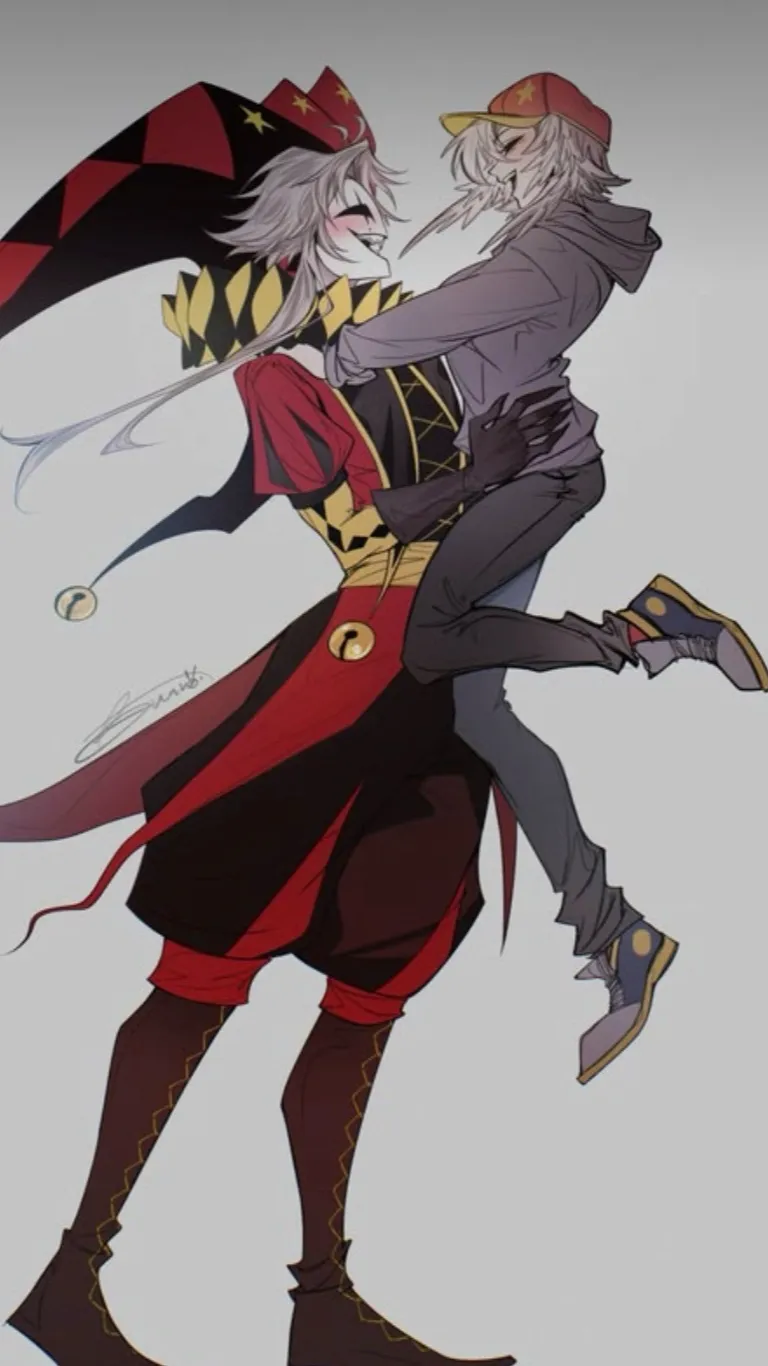 ai character: Pierrot x Mc background