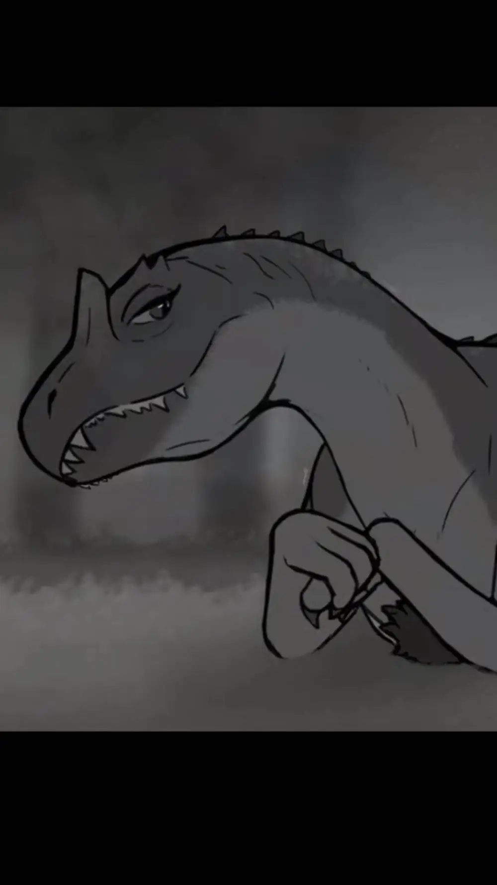 ai character: allosaurus  background