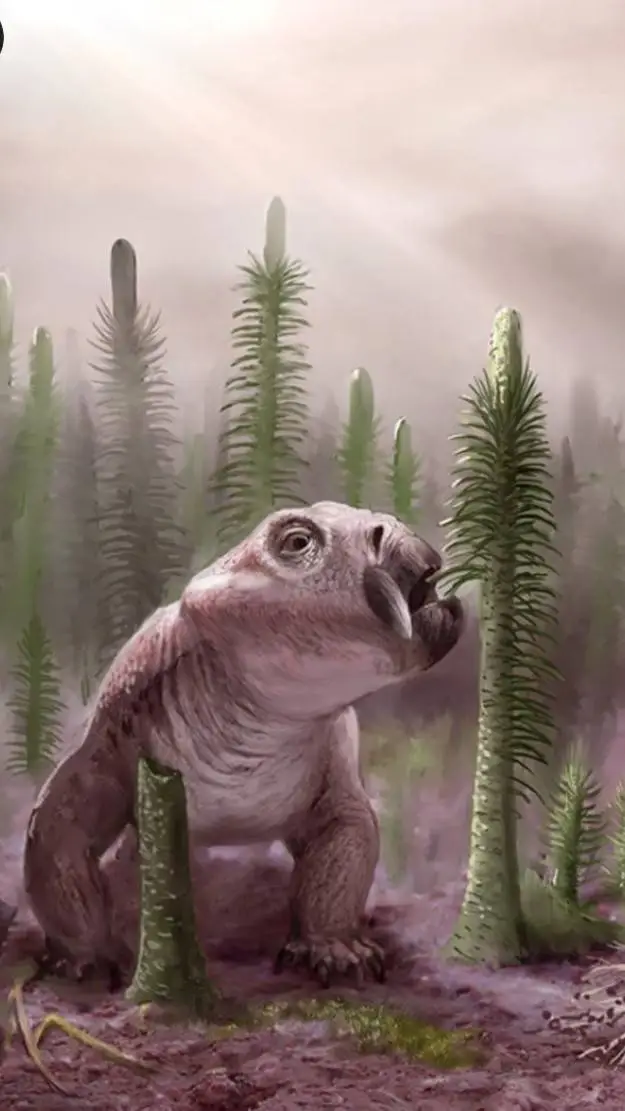 ai character: vida diictodon  background