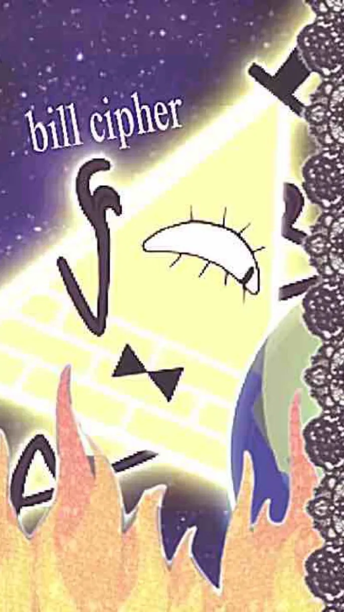 ai character: Bill Cipher background