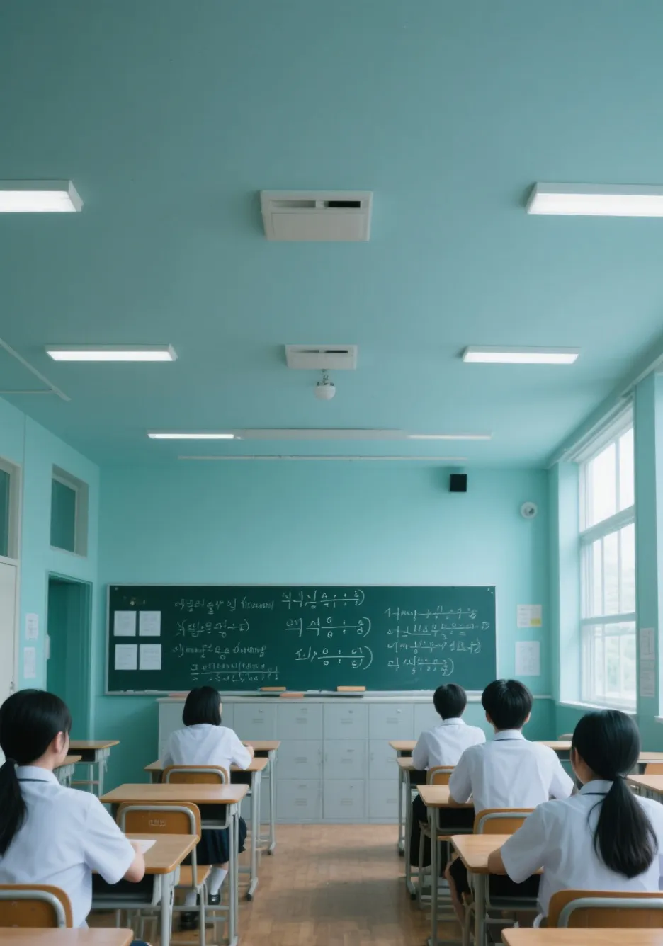 chat with ai character: Korean-Classroom!!