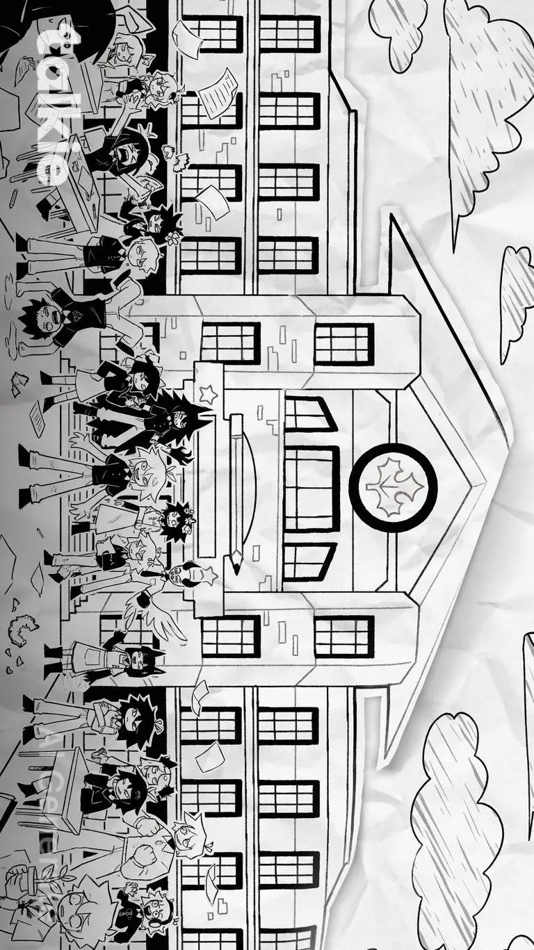 ai character: FPE SCHOOL! background