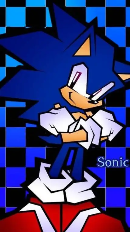 ai character: Sonic  background