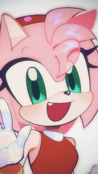 ai character: amy rose  background